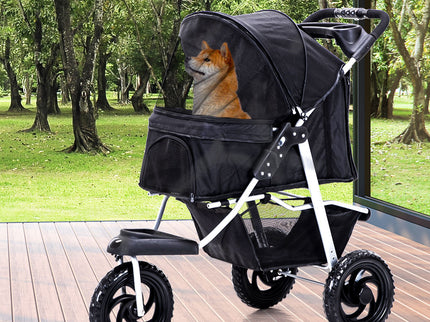 PaWz Pet Stroller Pram Dog Carrier Trailer-1864184625342058503
