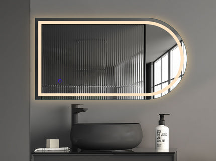EMITTO Arch Wall Mirror LED Lighted 60*100cm 60x100-1910113317561700359