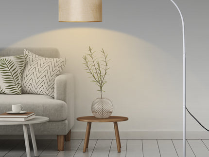 EMITTO Modern LED Floor Lamp Reading Beige-1864184390490394631