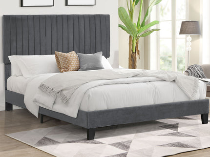 Levede Bed Frame Queen Size Mattress Grey-1942353318898700295