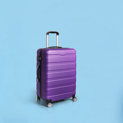 Slimbridge 20" Carry On Luggage Case Purple 20 inch-1975420480173248519