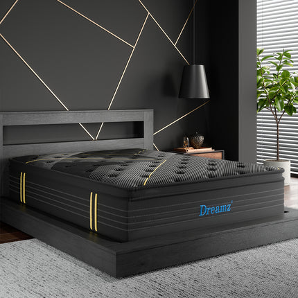 Dreamz Spring Mattress Bamboo Euro Top King-1954802857949663239