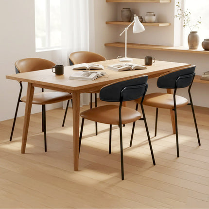 Levede 4x PU Leather Dining Chairs Kitchen Lounge-2006732800698486791