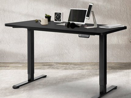 Levede Motorised Standing Desk Adjustable 140cm Black 1000x 1MM-1942353111385509895
