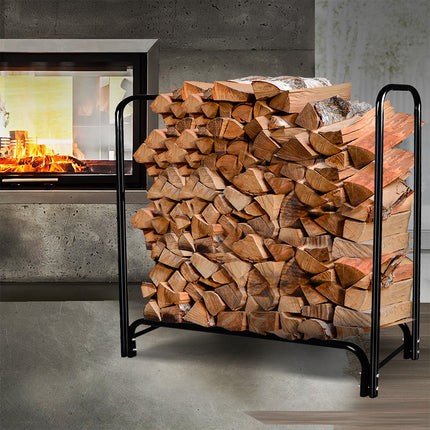 Firewood Rack Holder 4FT Fireplace Tool-1975420467707777031