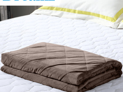 DreamZ Weighted Blanket Heavy Gravity Mink 9KGS-1910113220589391879