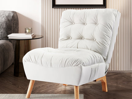Levede Lounge Accent Chair Sofa Recliner Cream-1910113169913810951