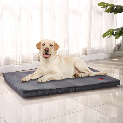 PaWz Pet Bed Foldable Dog Puppy Beds Grey X-Large-1954802758808899591