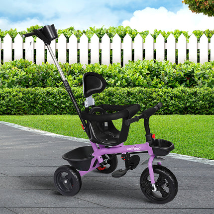 BoPeep Kids Tricycle Ride On Trike Toddler Purple-1973193911212052487