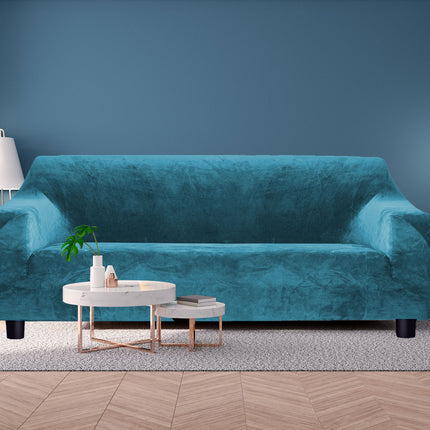Marlow Sofa Covers 4 Seater High Stretch Green Agate Green-1973193798926340103