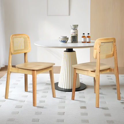 Levede 2x Rattan Dining Chair Wooden Kitchen Chair-1973193511004147719