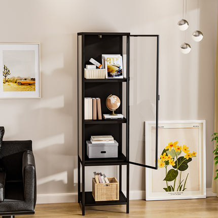 Stacked Glass Display Cabinet Collections Storage-1973193459644895232