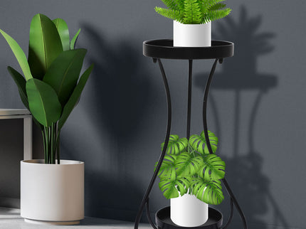 Levede Plant Stand 2 Tiers Outdoor Indoor Medium-1864184720317878279