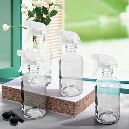 4x 500ml Clear Glass Spray Bottles Trigger-2006733307504627719