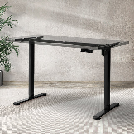 Levede Motorised Standing Desk Frame Black Single Motor-1975420504428908551