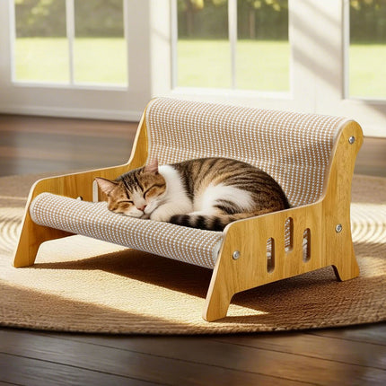 Pawz Cat Scratcher Bed Lounge Chair Scratching Pad-2029387297513934855