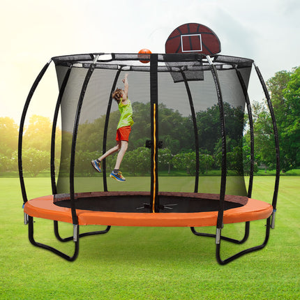 Centra 10FT Trampoline Round Trampolines 40 W-1864184467468455942