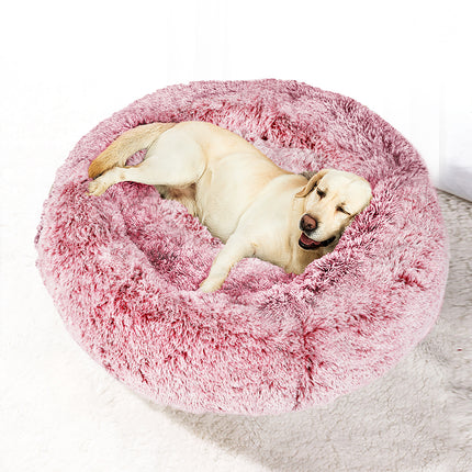 PaWz Pet Bed Memory Foam Dog Donut Pink Medium-1973193687370436615