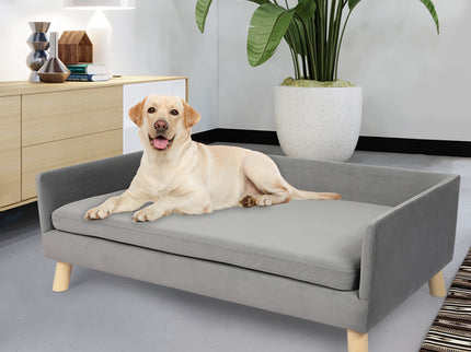PaWz Pet Sofa Bed Dog Warm Soft Lounge Grey-1864184535252602887