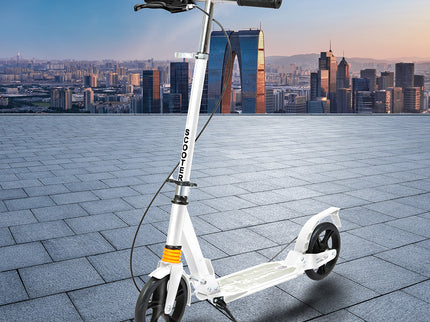 MONVELO Adult Commuter Foldable Scooter White-1954802392407085062