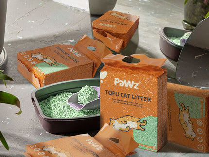 PaWz 2.5kg Tofu Cat Litter Clumping Green Tea x1-1910112214212284422