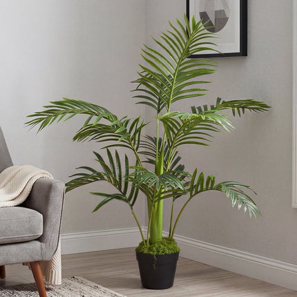 Lambu Artificial Oak Tree Lifelike Fake Leaves Artificial Plants Indoors 95cm-2065254309041410055