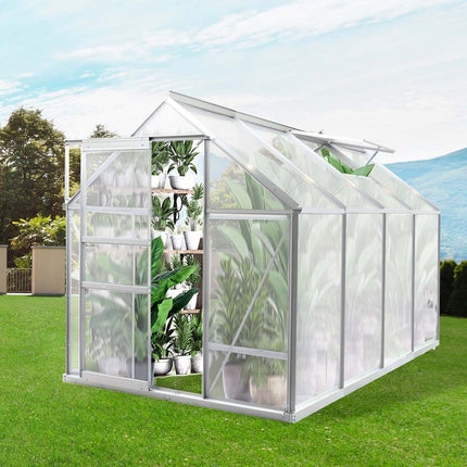 Lambu Greenhouse Aluminium Walk In Green-1975420371842764807