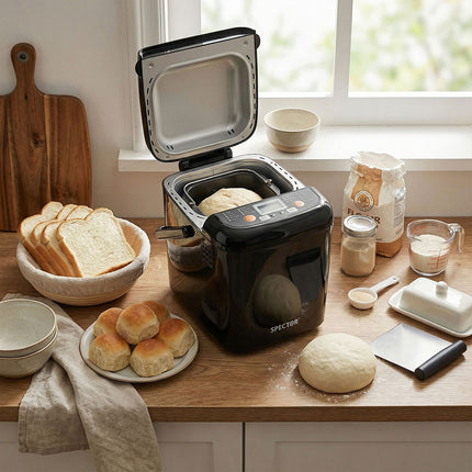 Spector Bread Maker Machine Oven Non Stick Bakehouse Automatic Kneading Mixing-2050056759137144839