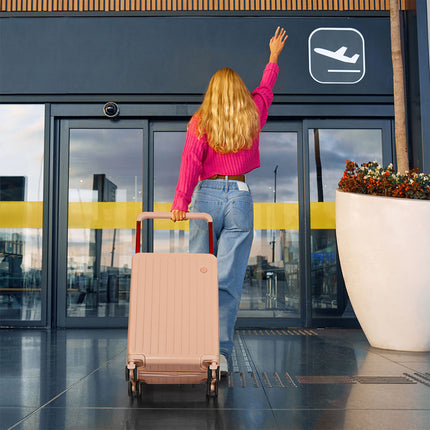 Slimbridge 20" Luggage Wide Handle TSA Lock Pink-1910112245531152391