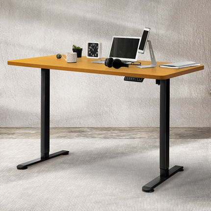 Levede Motorised Standing Desk Adjustable 140cm Natural 1000x 1MM-1973193824264130567