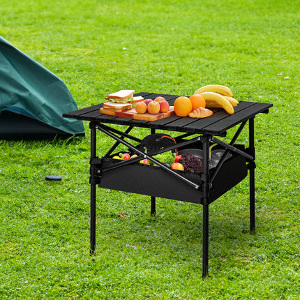 Levede Folding Camping Table Portable Black-1973194002366861319