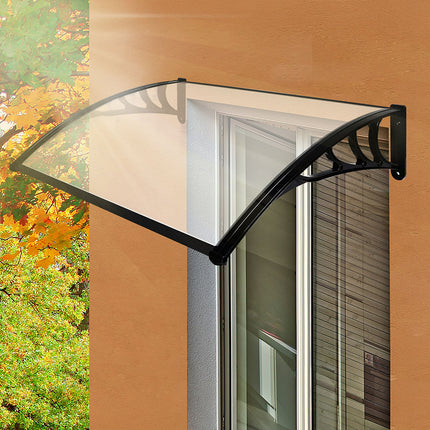 Mountview Window Door Awning Outdoor 1M X 1.2M Transparent 1x1.2M-1975420432177827847