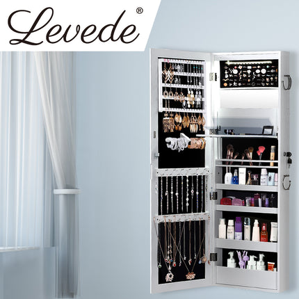 Levede Mirror Jewellery Cabinet Jewelry-1973193900290084871