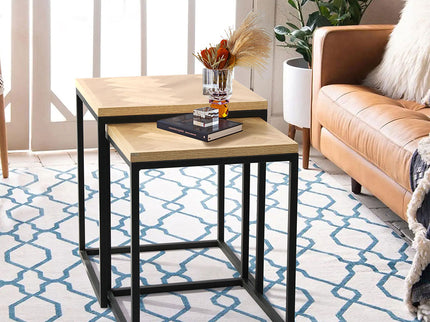 Levede 2PCS Nesting Coffee Tables-1910112199746129926