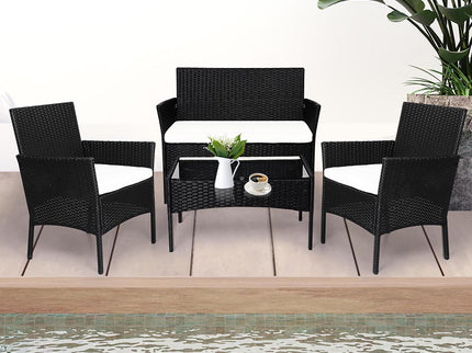 Levede 4PCS Outdoor Furniture Setting-1864184448824774663