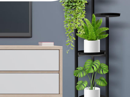 Levede Plant Stand Outdoor Indoor Flower Black Large-1864184712164151302