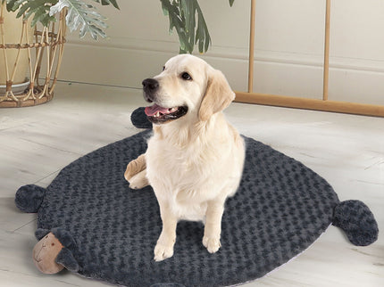 PaWz Pet Bed Cat Calming Beds Dog Squeaky L Charcoal Large-1864184505699536903