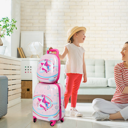 BoPeep 16''13'' 2PCS Kids Luggage Set Unicorn-1975420473697243143