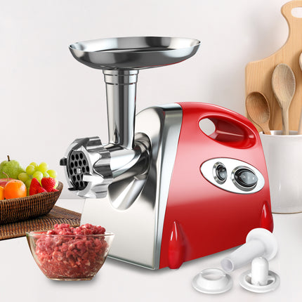 800W Electric Meat Grinder Mincer Sausage Red-1973193958997757958