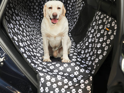 PaWz Pet Back Car Seat Cover Hammock Black-1864184519008063495