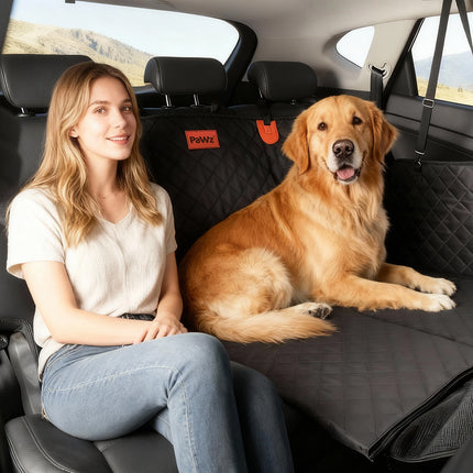 Pawz Dog Car Seat Cover Pet Back Seat Hammock Safety Protector  Waterproof-2029334097704390663
