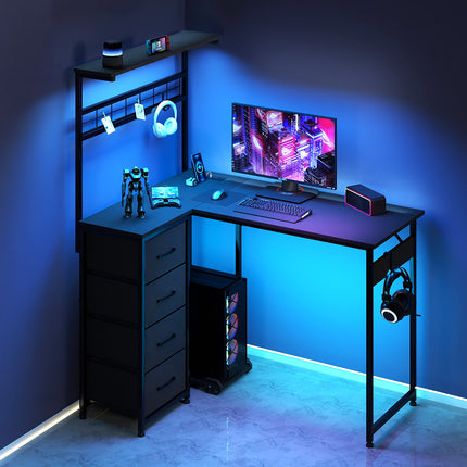 Levede Computer Desk Convertible L-shaped Study Table-2011971108542222343