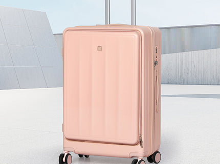 Slimbridge 20" Luggage Trolley Travel Hard Pink-1910112244306415623