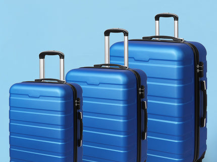 Slimbridge 3PC Luggage sets Suitcase Blue-1864184367660797959