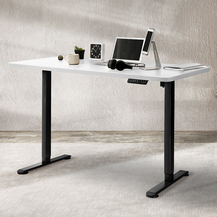Levede Motorised Standing Desk Adjustable 140cm White 1000x 1MM-1975420506605752327