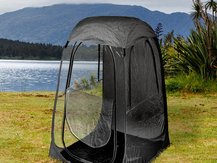 2x Mountview Pop Up Tent Camping Weather Black-1864184679494717447