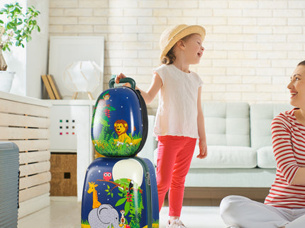 BoPeep 16''13'' 2PCS Kids Luggage Set Jungle-1910113157276372999