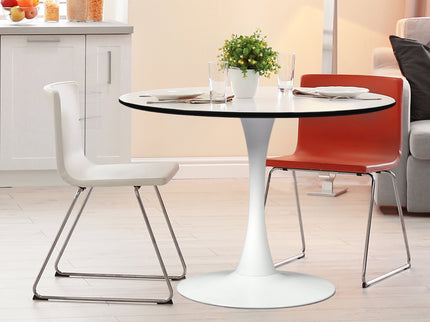 Levede Dining Table Kitchen 4 Person White-1910113298565697543