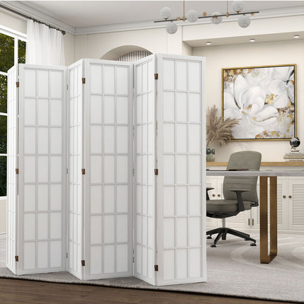 Levede 6 Panel Room Divider 170cm Freestanding Screen-1973193605967384583