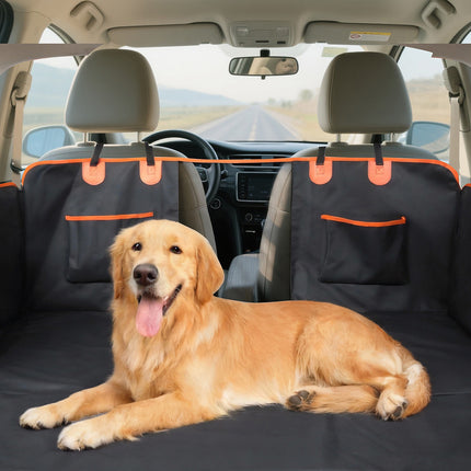 Pawz Dog Car Seat Cover Convertible Pet Back Seat Hammock Protector Waterproof-2029334097507258375